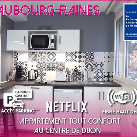 Le Faubourg-Raines - Chaleureux studio à 5mn de la gare Dijon Exterior foto